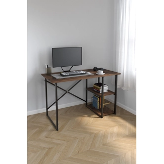 Psací stůl ZANPON, černá/lydia