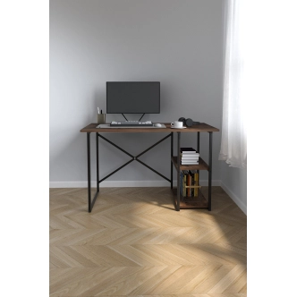 Psací stůl ZANPON, černá/lydia