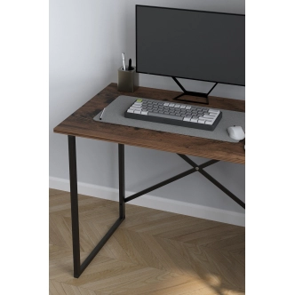 Psací stůl ZANPON, černá/lydia