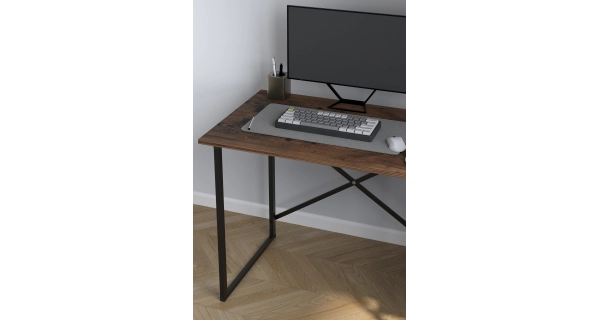 Psací stůl ZANPON, černá/lydia