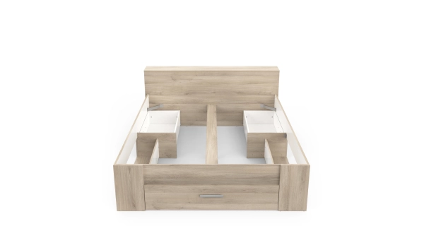 RAWAL postel 160x200 cm, dub kronberg