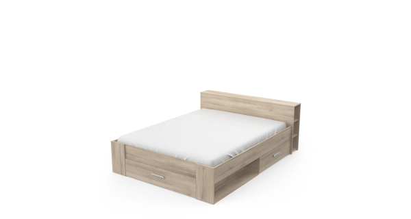 RAWAL postel 160x200 cm, dub kronberg