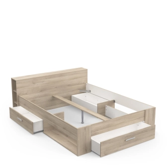 RAWAL postel 160x200 cm, dub kronberg