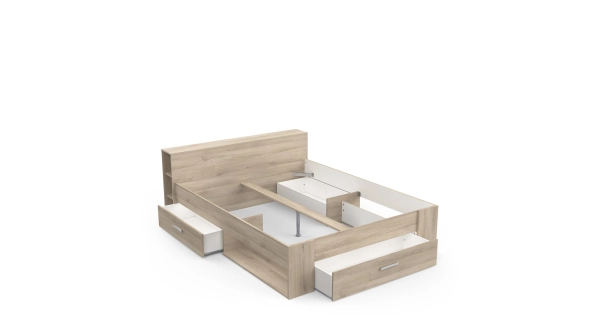 RAWAL postel 160x200 cm, dub kronberg