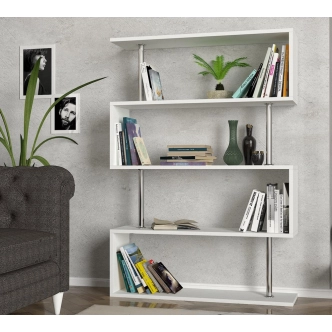 Regál ADRIEN, bílý