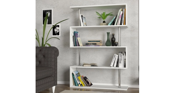 Regál ADRIEN, bílý