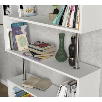 Regál ADRIEN, bílý