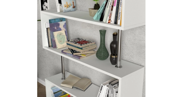 Regál ADRIEN, bílý