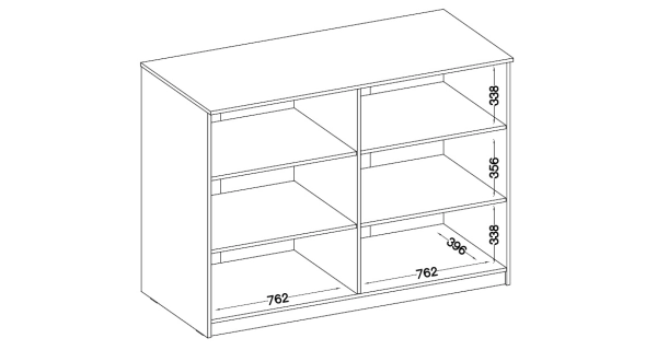 Regál AGEPSTA 158, světle šedý