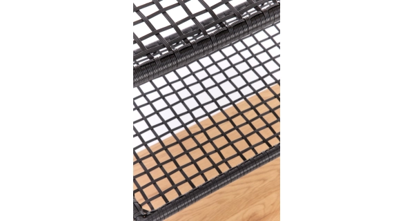 Regál AGILO, černá/dub zlatý