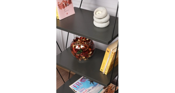 Regál ALAZIA, antracit