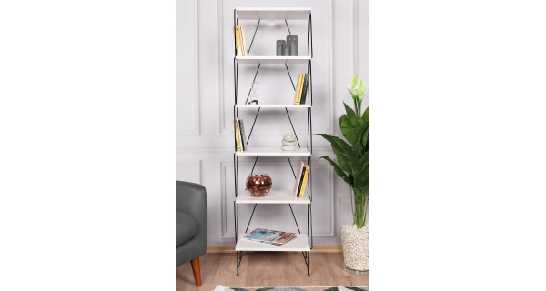 Regál ALAZIA, bílá