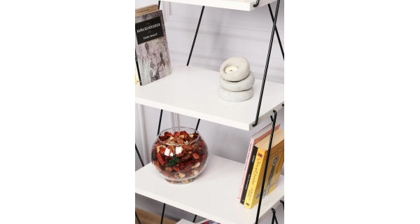 Regál ALAZIA, bílá