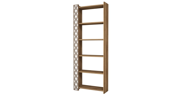 Regál ANIA, vlašský ořech/bílá