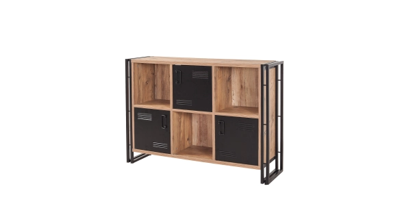 Regál ANSWER, atlantská borovice/černá