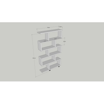 Regál ARIA, borovice