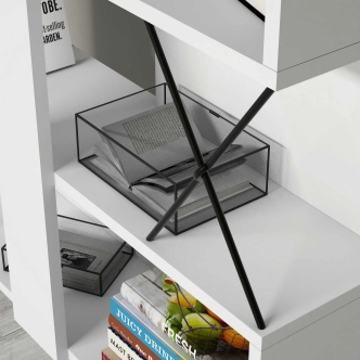 Regál ARNOŠT, bílá