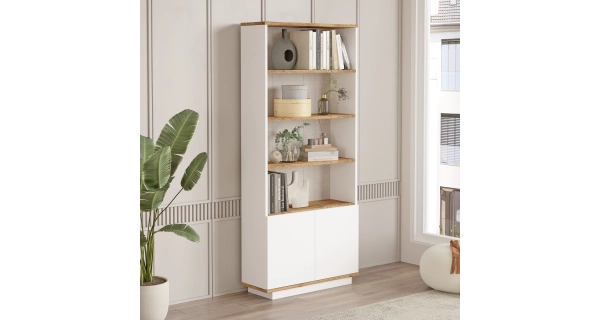 Regál ATALA, atlantská borovice/bílá