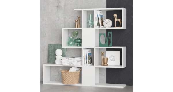 Regál BANIRA, bílá