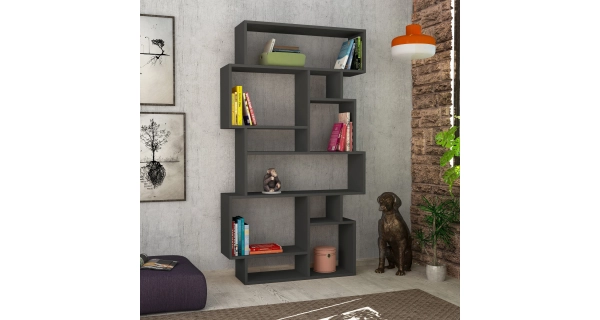 Regál BARA, antracit