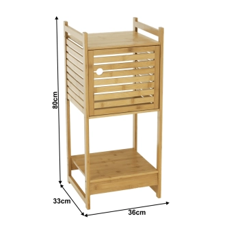 Regál BARBAKAN 1, přírodní 