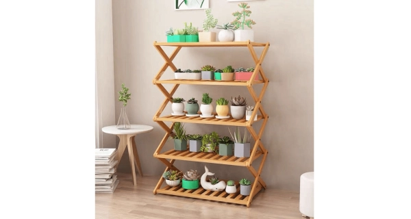 Regál BECALEL, bambus