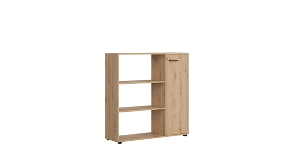 Regál BELLARMINO 1D/120, dub artisan