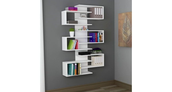 Regál BEVERLY, bílá