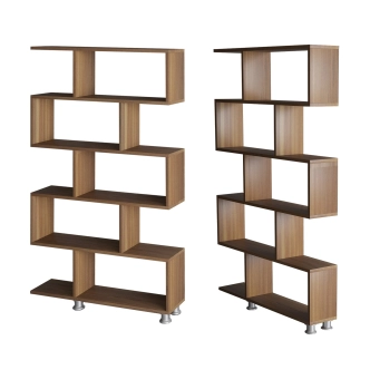 Regál BUILD, vlašský ořech