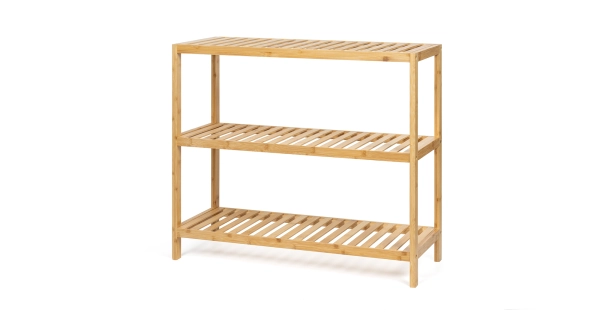 Regál CAREDA 3, bambus