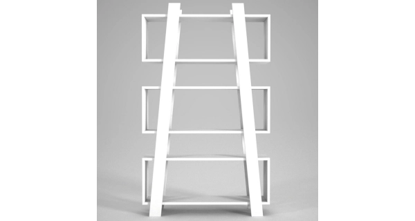 Regál CREAN, bílý