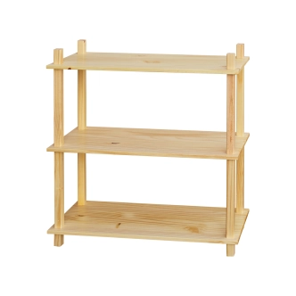 Regál DWAYNE, masiv borovice