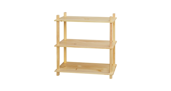 Regál DWAYNE, masiv borovice