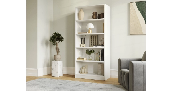 Regál FENLON 80, bílá