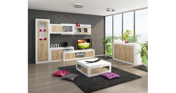 Regál GOUDINI 2, craft bílý/craft zlatý, 5 let záruka