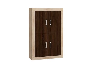 Regál GOUDINI 8, dub sonoma/dub sonoma tm.