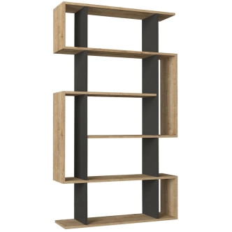 Regál LETHA, sapphire/antracit