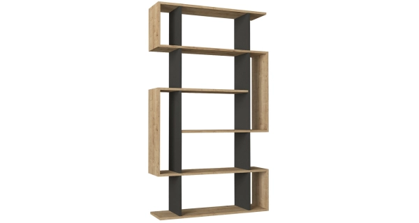 Regál LETHA, sapphire/antracit