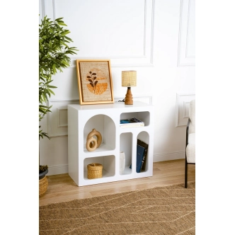 Regál LINNOR, bílá