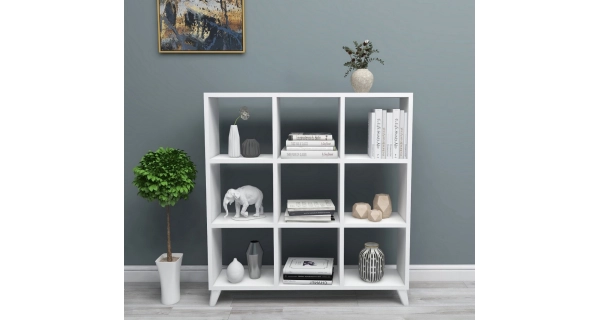 Regál LISLE, bílá