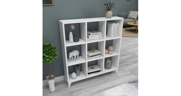 Regál LISLE, bílá