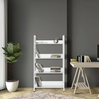 Regál LUNGSER, bílý DOPRODEJ