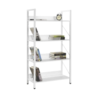 Regál LUNGSER, bílý DOPRODEJ