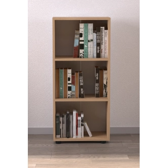 Regál LUVI 108 cm, dub safírový