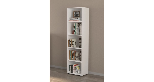 Regál LUVI 178 cm, bílá