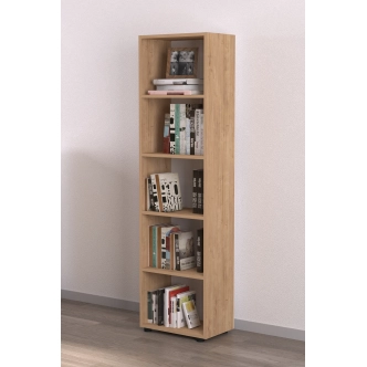 Regál LUVI 178 cm, dub safírový