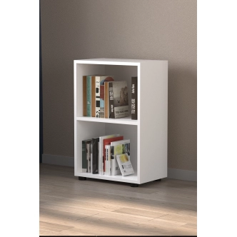 Regál LUVI 74 cm, bílá