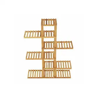 Regál MALASPINA, bambus lakovaný