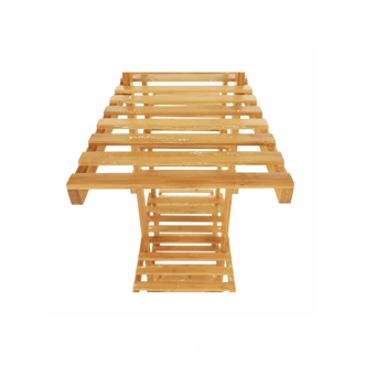 Regál MALASPINA, bambus lakovaný