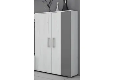 Regál MANGONA, craft bílý/grafit